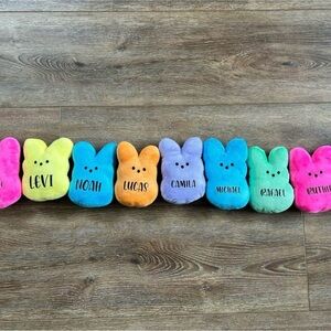 Colorful Plush personalized  Bunny